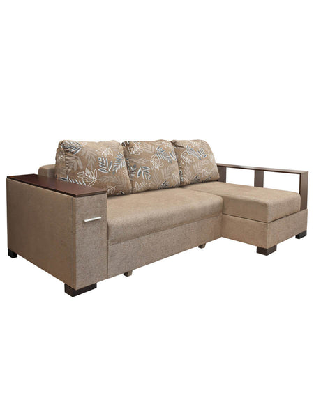 Sofa with sidetable