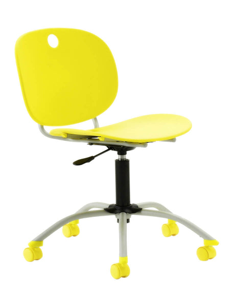 Yellow flated chair